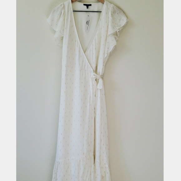 Drew "MAGGIE" High Low Midi Wrap Dress - Picture 3 of 9